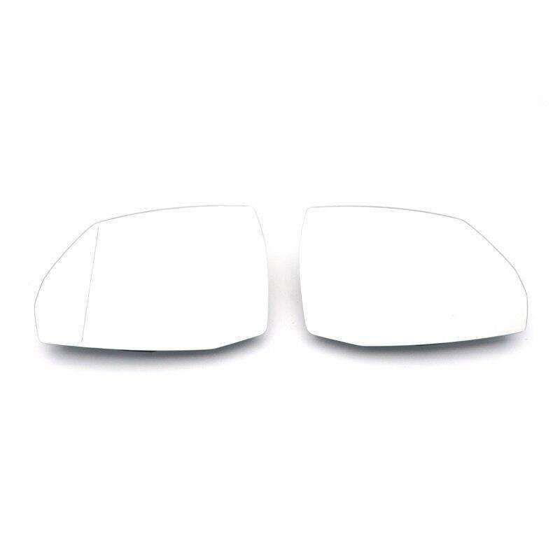 2pcs Mirror Glass Heated For Audi Q5 2018-2023 Q7 2017-2023 Right Left Side