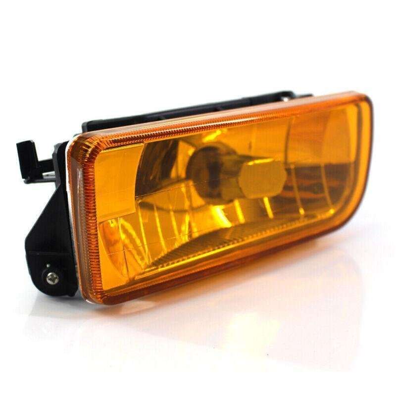FOR BMW 92 - 98 E36 3 SERIES 2/4DR LEFT SIDE FOG LIGHT LAMP CRYSTAL AMBER LENS