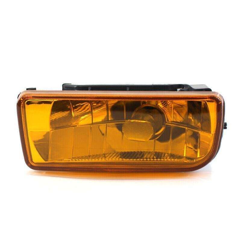 FOR BMW 92 - 98 E36 3 SERIES 2/4DR LEFT SIDE FOG LIGHT LAMP CRYSTAL AMBER LENS