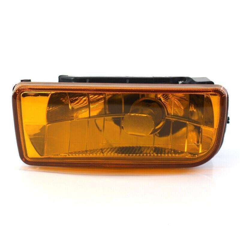 FOR BMW 92 - 98 E36 3 SERIES 2/4DR LEFT SIDE FOG LIGHT LAMP CRYSTAL AMBER LENS