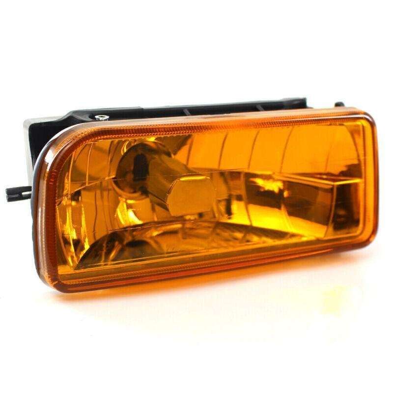 FOR BMW 92 - 98 E36 3 SERIES 2/4DR LEFT SIDE FOG LIGHT LAMP CRYSTAL AMBER LENS