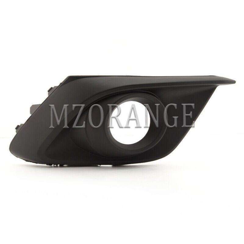 Front Bumper Left Right Side Fog Light Lamps Cover Bezels For Mazda 3 2014-2016