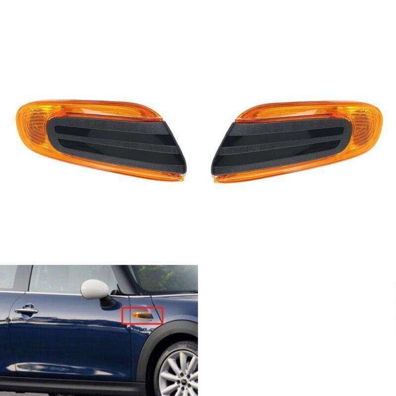 Side Marker Turn Signal Indicator For BMW Mini F55 F56 F57 2014-2020 Amber Pair