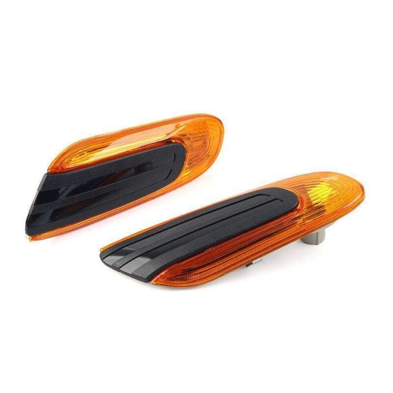 Side Marker Turn Signal Indicator For BMW Mini F55 F56 F57 2014-2020 Amber Pair