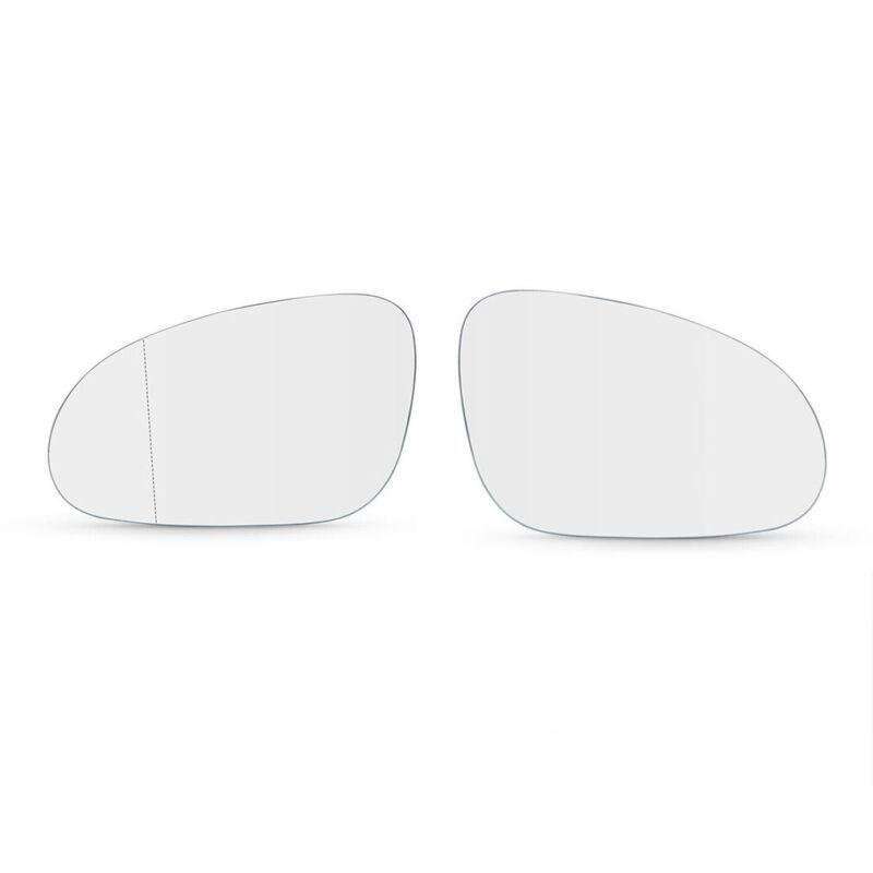 Exterior View Mirror Glass With Backing For VW Golf 5 2006 2007 2008 2009 Pair