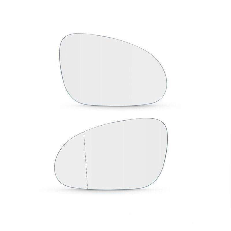 Exterior View Mirror Glass With Backing For VW Golf 5 2006 2007 2008 2009 Pair