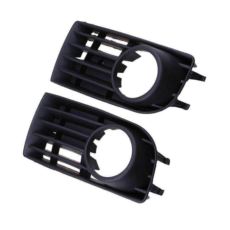 Front Bumper Foglight Grille Fit For VW Golf Mk5 05-09 W/Hole Pair