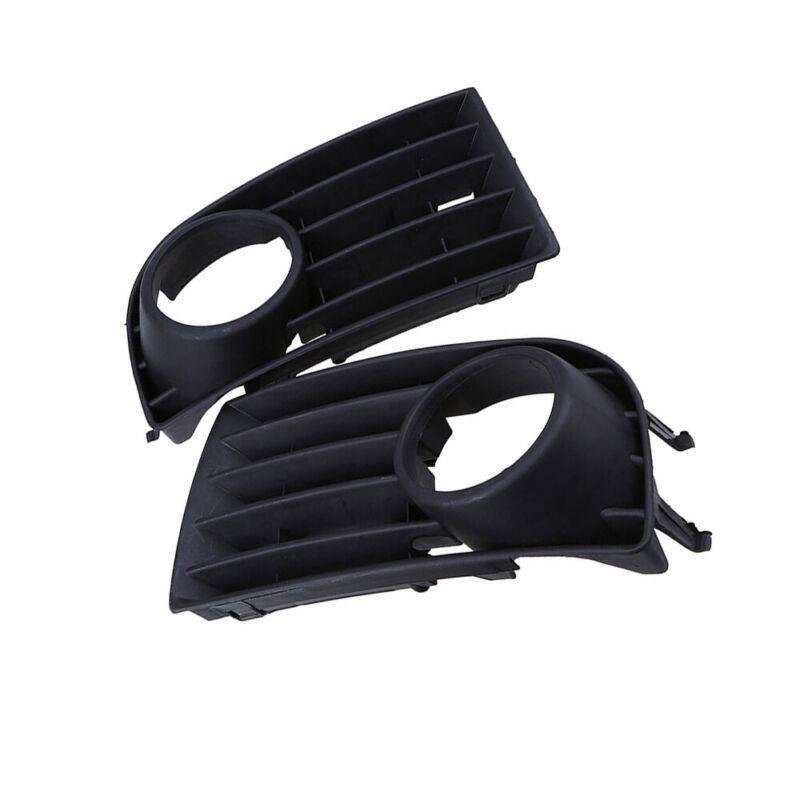 Front Bumper Foglight Grille Fit For VW Golf Mk5 05-09 W/Hole Pair