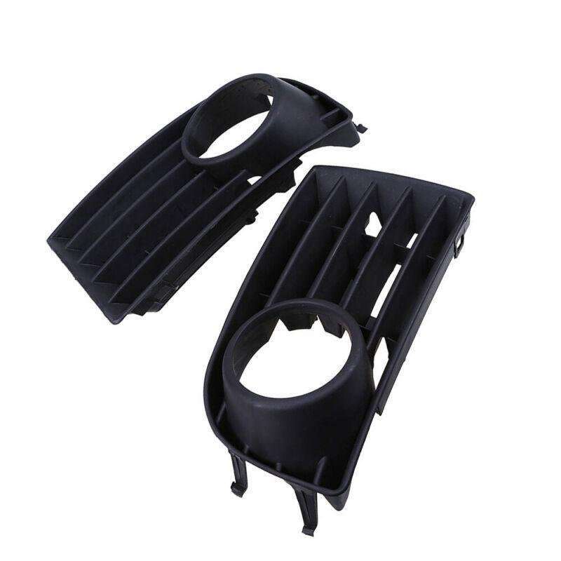Front Bumper Foglight Grille Fit For VW Golf Mk5 05-09 W/Hole Pair