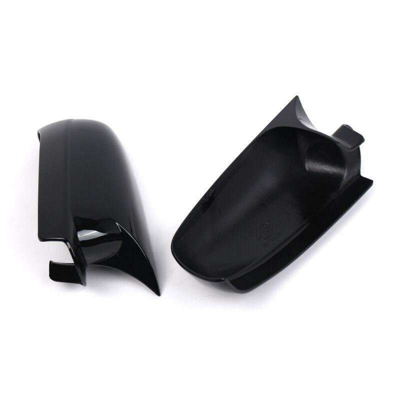 2x Wing Mirror Cover Caps For VW Golf Jetta Mk4 Passat B5 1998-2004 Gloss Black
