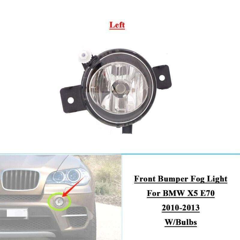 Front Bumper Fog Light Lamp For BMW X5 E70 2010-2013 W/Bulb Left 63177237433