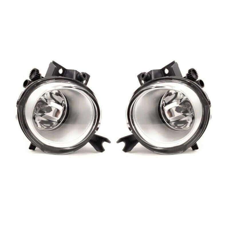 For VW Touareg 2003-2010 Halogen Fog Lights Front Bumper Driving Lamp Pair
