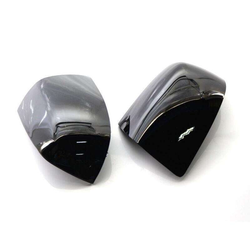 Mirror Cover Black For Ford Focus 2005-2007 Set of 2 Driver &amp; Passenger Side