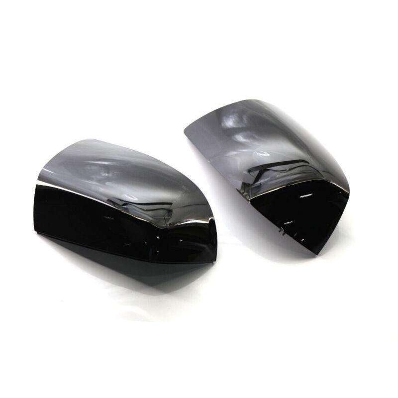 Mirror Cover Black For Ford Focus 2005-2007 Set of 2 Driver &amp; Passenger Side