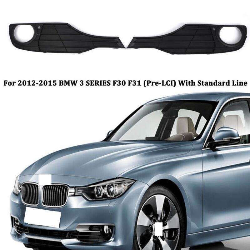 Front Bumper Fog Light Grille Grill For BMW 3 Series F30 F31 2012-2015 Pair