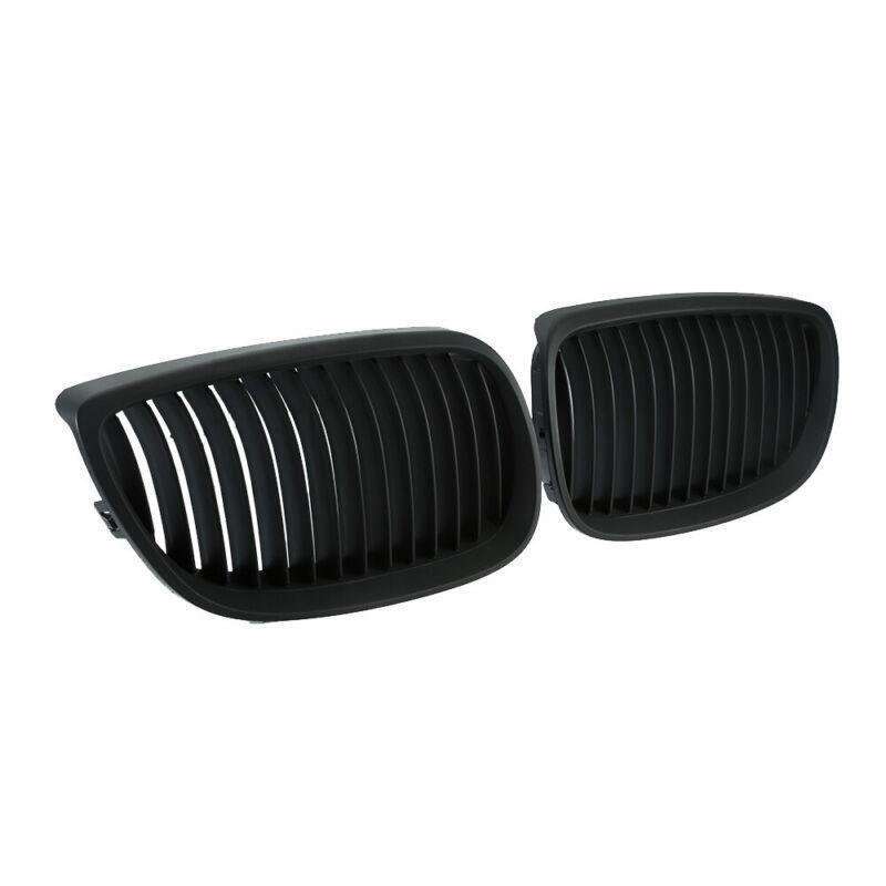 2X/Set Matte Black Grille for BMW E92 E93 3 Series Coupe Cabriolet 06-09 Grill