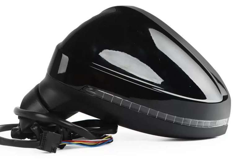 Right Black For Audi A5 2017-22 Side Door Rearview Mirror Assembly 6 wires Part