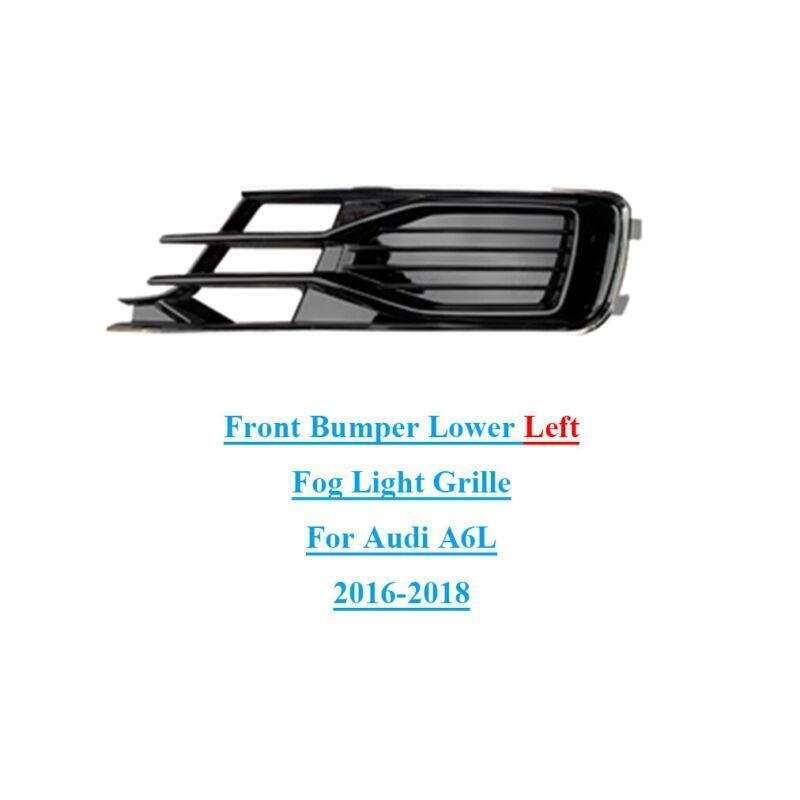 Front Bumper Lower Left Fog Light Lamp Grille For Audi A6L 2016-2018