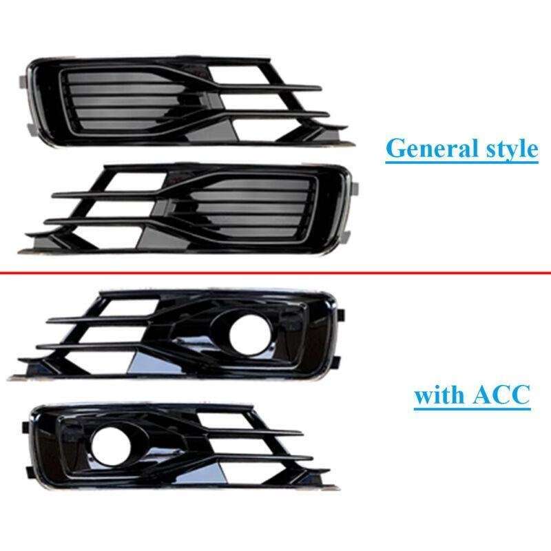 Front Bumper Lower Left Fog Light Lamp Grille For Audi A6L 2016-2018