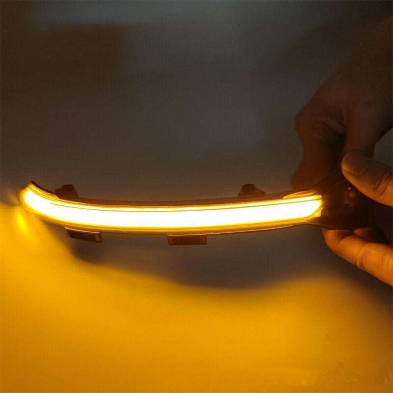 LH+RH Pair Rear View Door Mirror Turn Signal Lamp Light For VW Passat B8 15-19