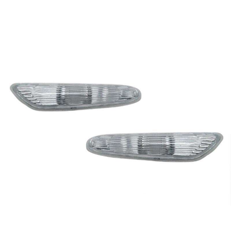 2x Car Side Marker Turn Signal Lights For BMW E90 E91 E92 E93 2006-2011 White