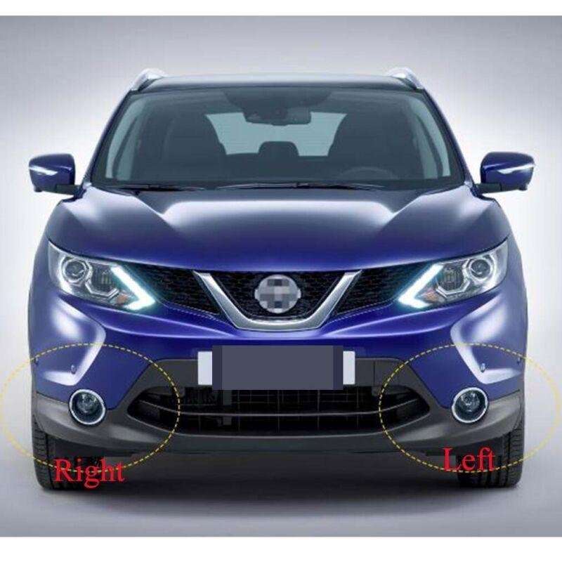 Fits For Qashqai 2014-2016 1 Pair Front Bumper Fog Lamp Covers