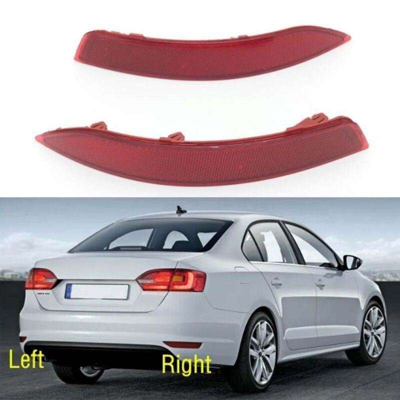 Fits For VW Jetta A6 EU 2011-2014 1 Pair Rear Bumper Reflector Light Brake Lamp