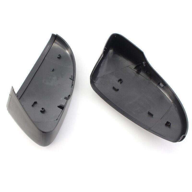 Pair Matte Black Wing Mirror Cover Cap for VW Beetle/CC/Eos/Jetta/Passat 09-12