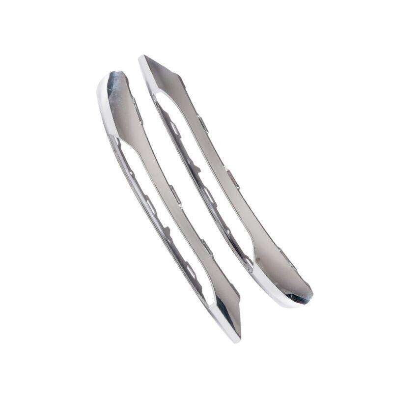 2x Front Bumper Fog Light Grille Strip Trim For Mercedes Benz W204 C-Class 12-14