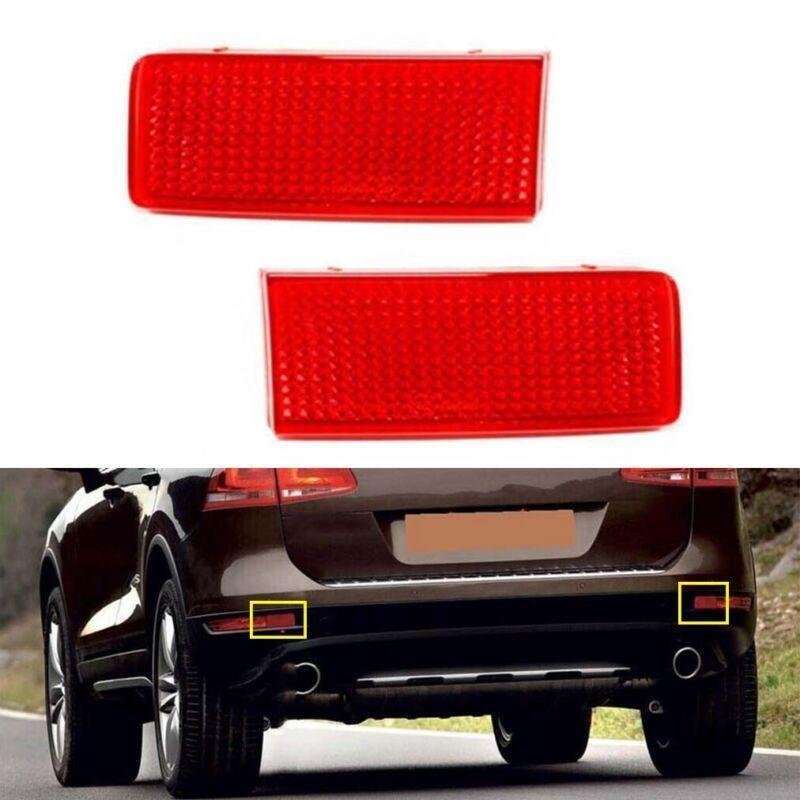 For VW Touareg 2011-2014 1 Pair Inside Rear Bumper Reflector Light Brake Lamp