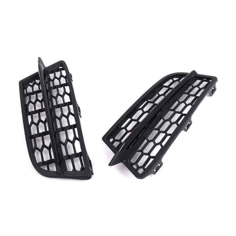 Front Bumper Fog Light Lamp Grille Trims For BMW 1-Series F20 F21 2011-2015 Pair