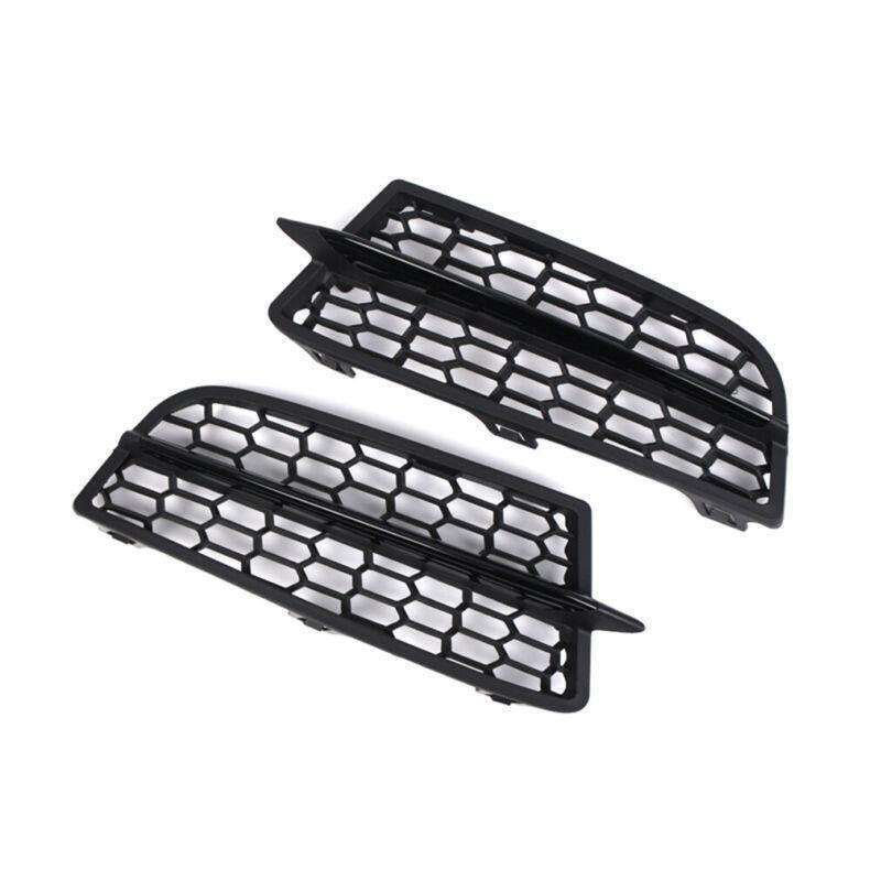 Front Bumper Fog Light Lamp Grille Trims For BMW 1-Series F20 F21 2011-2015 Pair