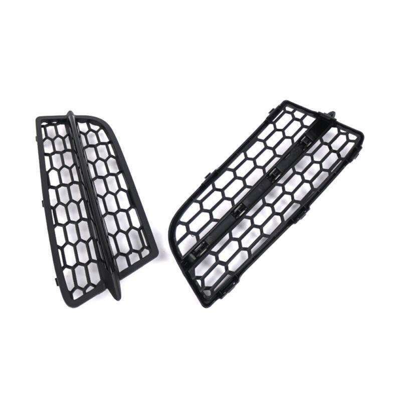 Front Bumper Fog Light Lamp Grille Trims For BMW 1-Series F20 F21 2011-2015 Pair
