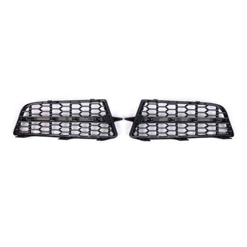 Front Bumper Fog Light Lamp Grille Trims For BMW 1-Series F20 F21 2011-2015 Pair