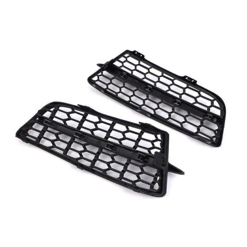 Front Bumper Fog Light Lamp Grille Trims For BMW 1-Series F20 F21 2011-2015 Pair