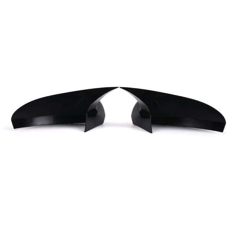 2x Rear View Wing Mirror Cover Caps For Renault Megane 4 MK4 2016-20 Gloss Black