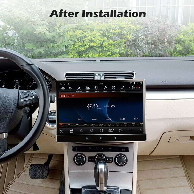 Double Din Car Radio 12.2" Android Auto Head Unit GPS Sat Nav Bluetooth CarPlay
