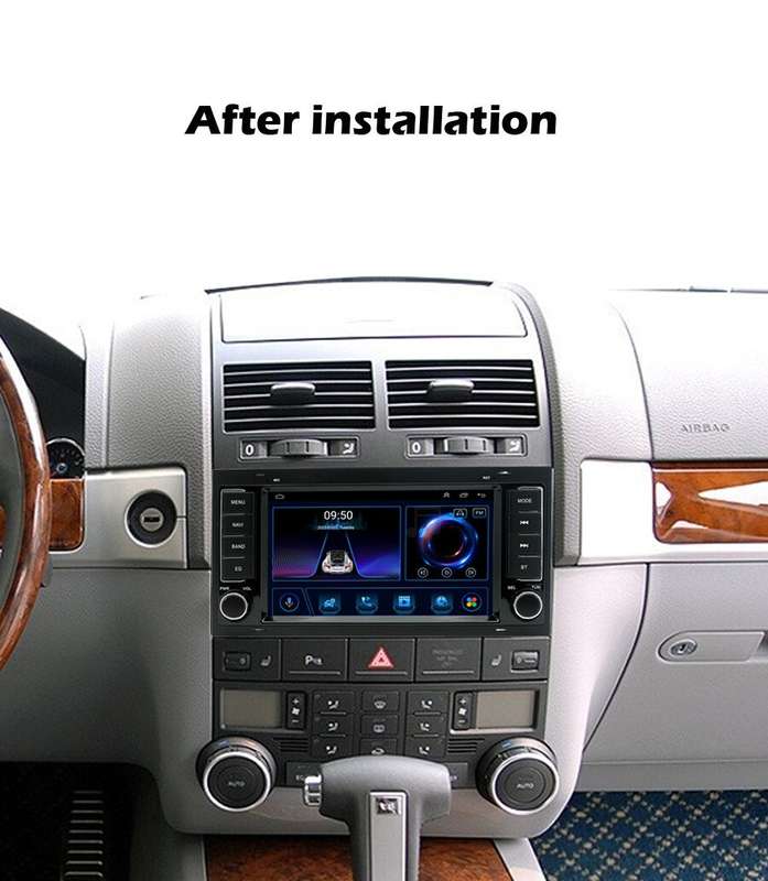 For 2004-2011 VW TOUAREG Head Unit GPS Navigation Android12 DAB Radio BT CarPlay