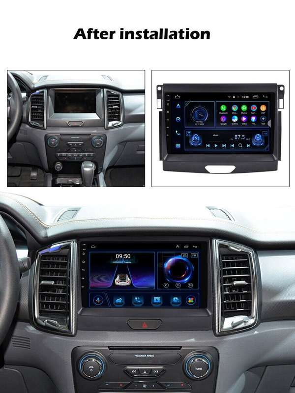 Car Radio For Ford Ranger 2015-2020 CarPlay Android Auto Head Unit GPS DAB Navi
