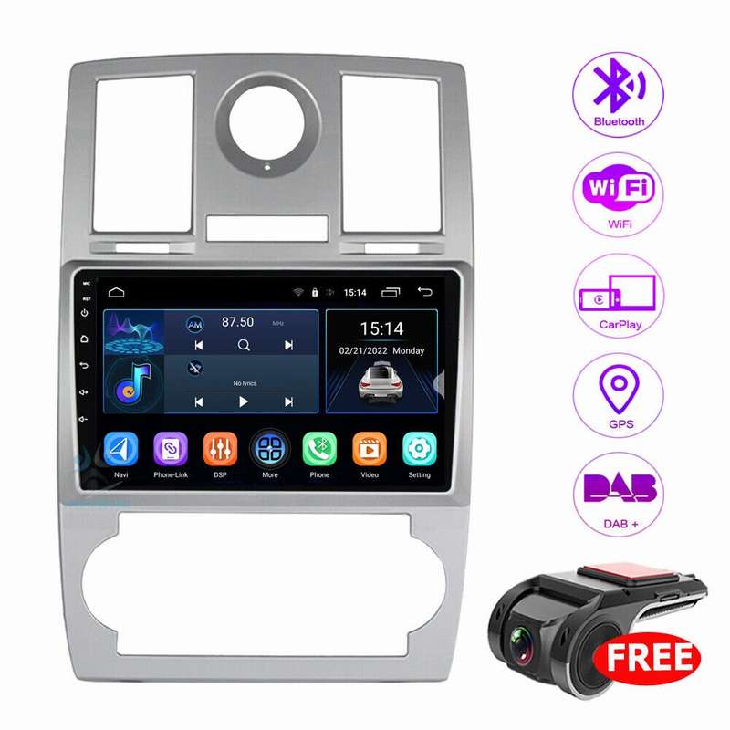 9" Touch Screen Car Radio Android Head Unit WIFI GPS for Chrysler 300C 2004-2011