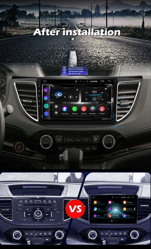Touch Screen Head Unit GPS Sat Nav Android Radio Stereo for Honda CRV 2012-2016