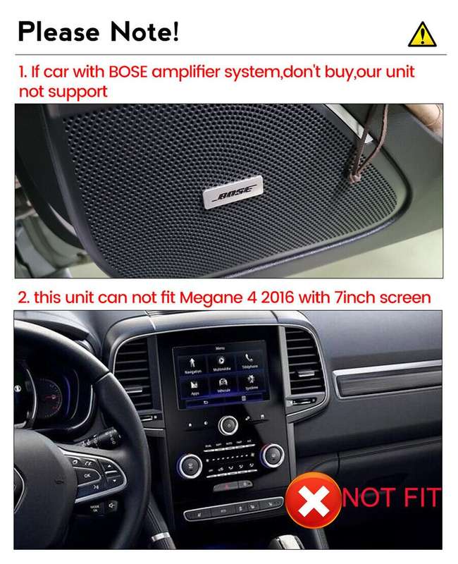 For Renault Talisman Koleos Megane 4 Car Stereo DAB Radio GPS Sat Nav Android 12