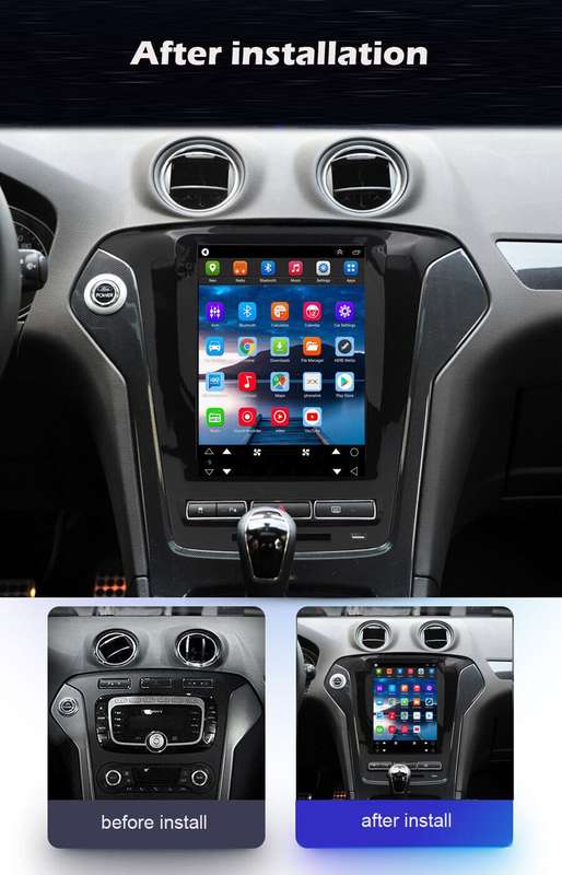 9.7" Autoradio For Ford Mondeo MK4 2011-2013 BT CarPlay Android12 Navigation GPS