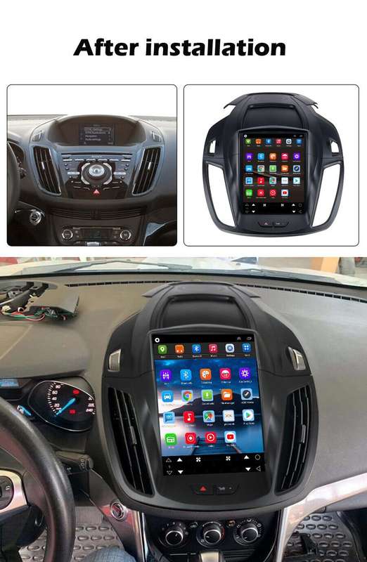 9.7" Android 12 CarPlay Autoradio DAB+GPS Sat Nav For Ford Kuga Escape 2012-2019