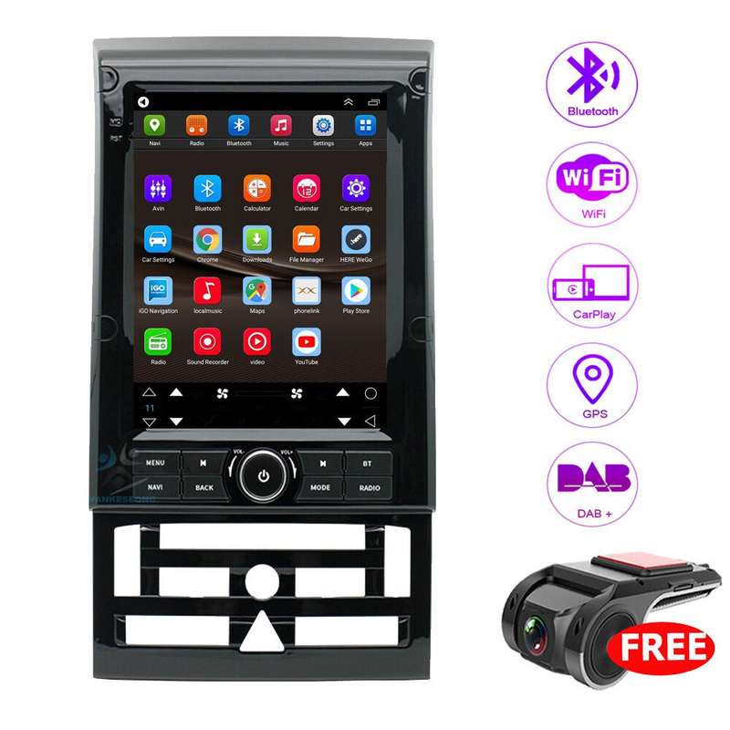 9.7"Android 11 GPS SatNav For Peugeot 407 2004-2011 Car Radio DAB+Stereo WiFi BT
