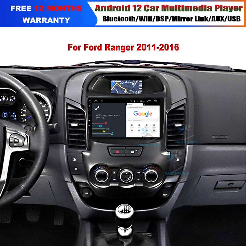 CarPlay Android Auto dab Radio Car Stereo GPS HeadUnit for Ford Ranger 2011-2016