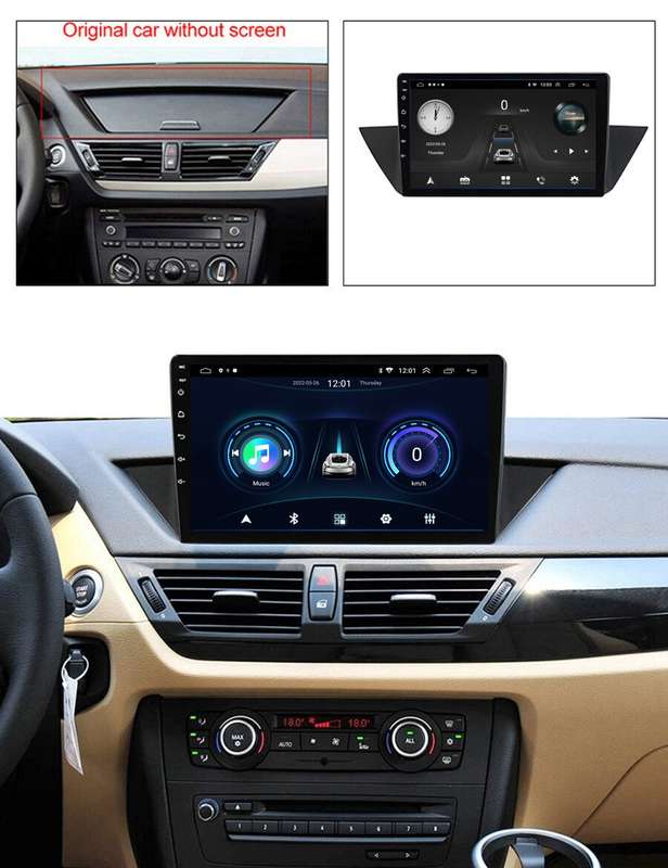 Android Auto CarPlay For BMW X1 E84 2009-2012 Radio Stereo GPS Sat Nav Head Unit