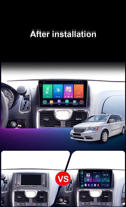 For Chrysler Grand Voyager 5 2011-2015 DAB+ CarPlay Android 13 Autoradio GPS Nav