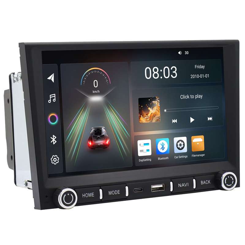 For Porsche 911 Carrera Boxster Cayman 987 Android Auto CarPlay Radio Stereo GPS