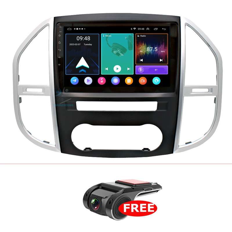 For Mercedes Vito W447 TouchScreen CarPlay Android DAB Radio Stereo GPS Sat Nav